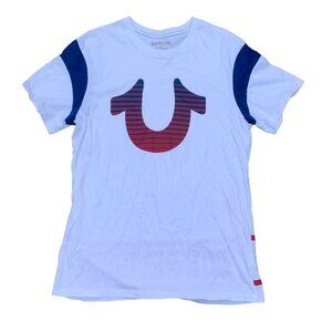 TRUE Religion Lined Football Shirt Medium